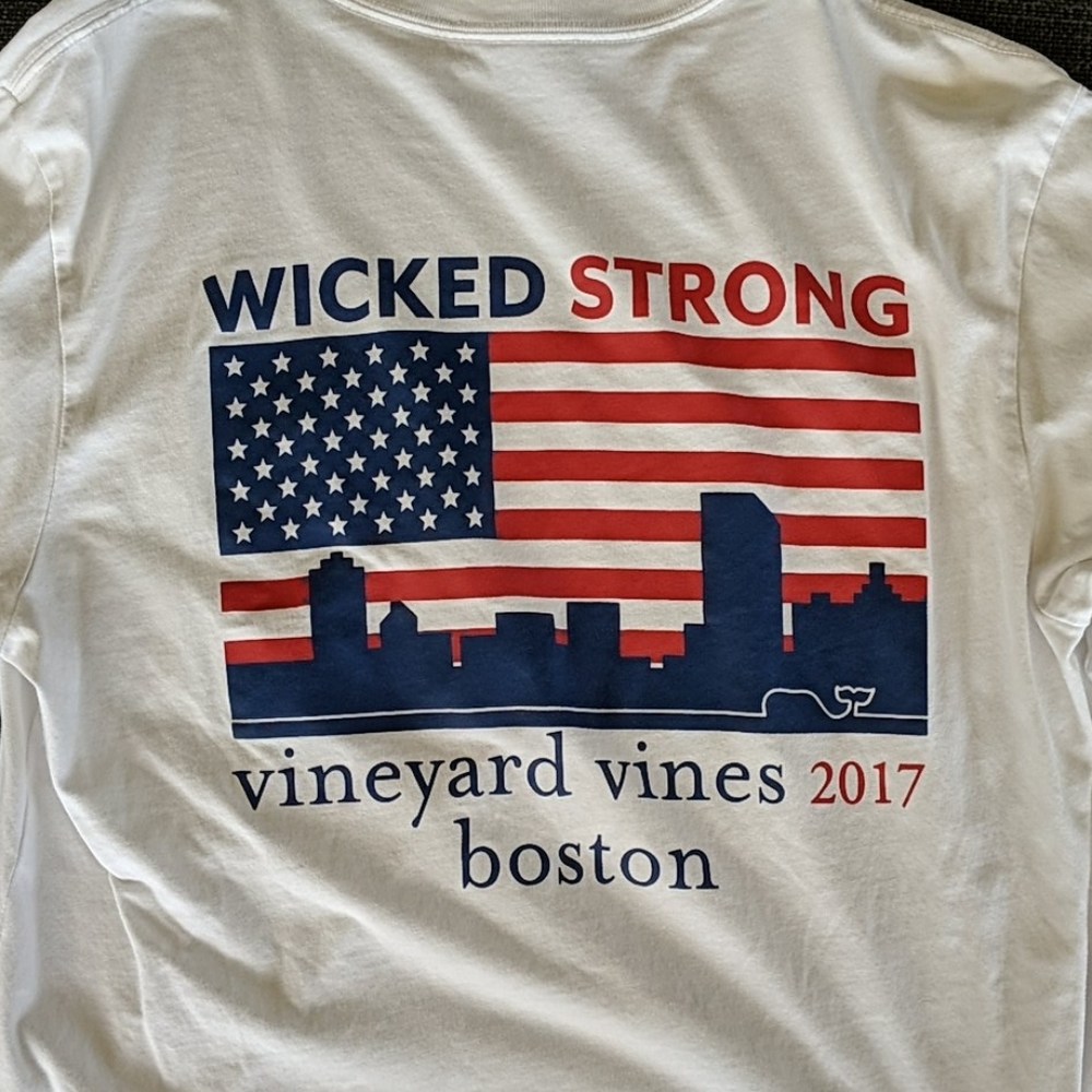 Boston Marathon Vineyard Vines Shirt